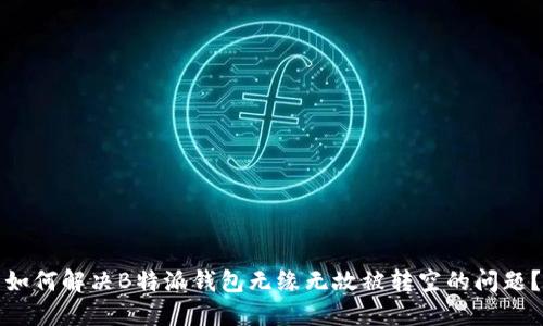 如何解决B特派钱包无缘无故被转空的问题？