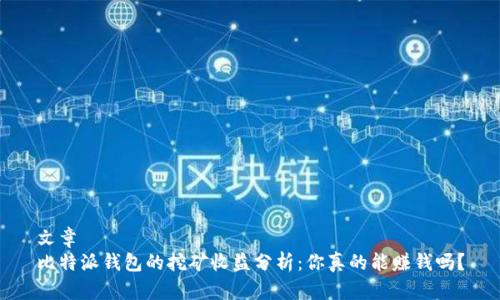 文章
比特派钱包的挖矿收益分析：你真的能赚钱吗？
